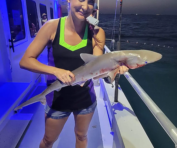 Night Shark Fishing Trips in Cape Canaveral