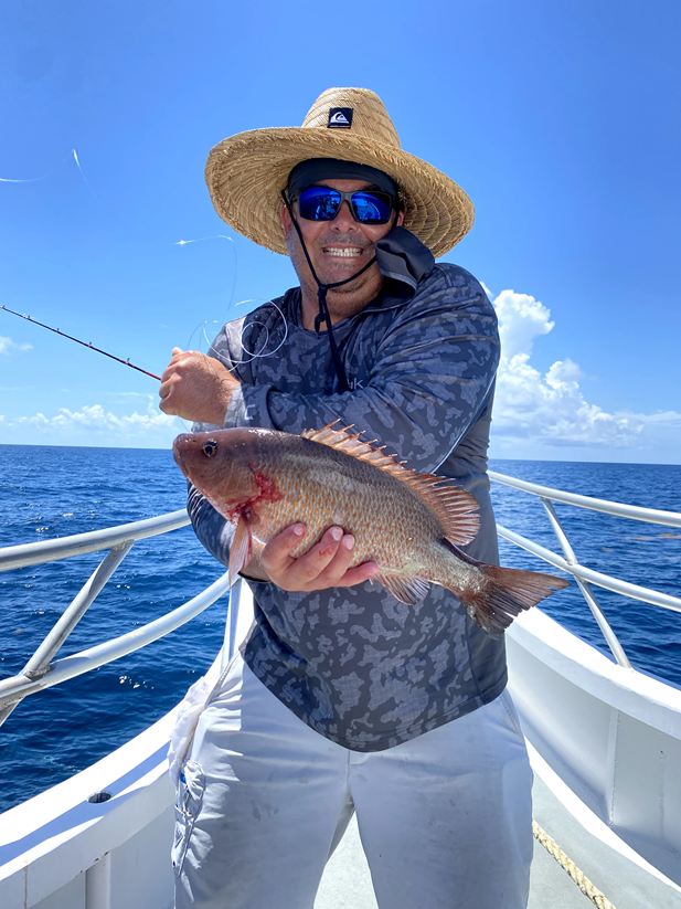 Deep sea fishing catch near Orlando